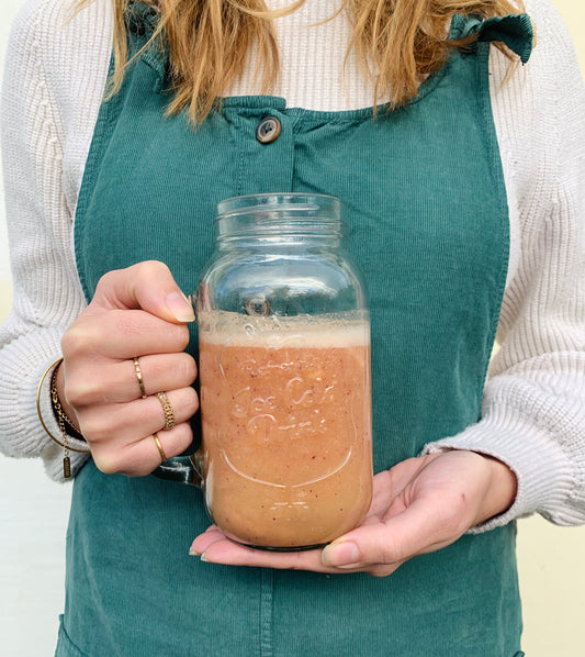 smoothie de fruits lyophilisés, sain : sans sucre ni conservateurs