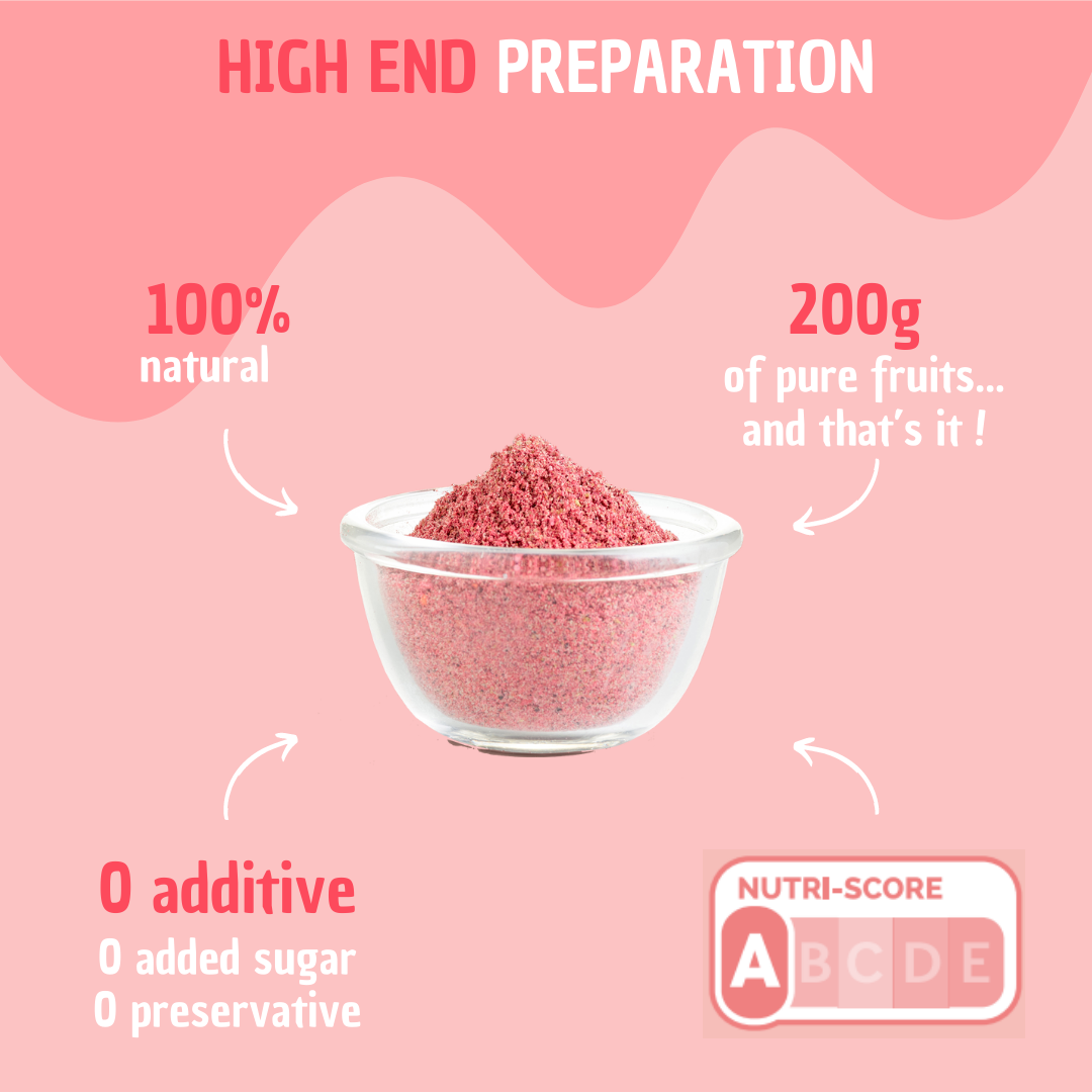 PINK multivitaminé - fraise, banane, framboise