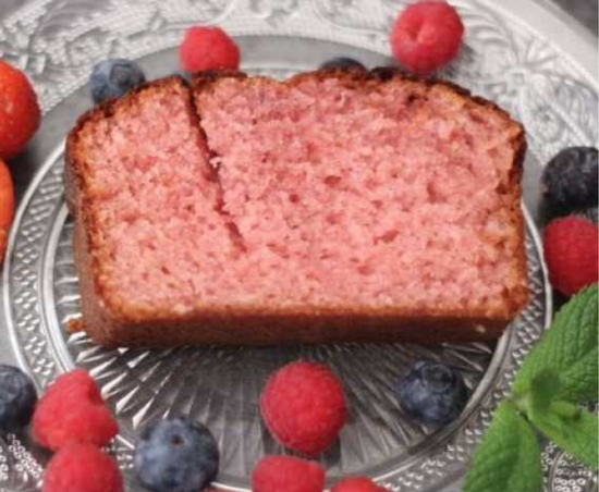 Recette facile et rapide cake aux fruits avec des fruits lyophilisés