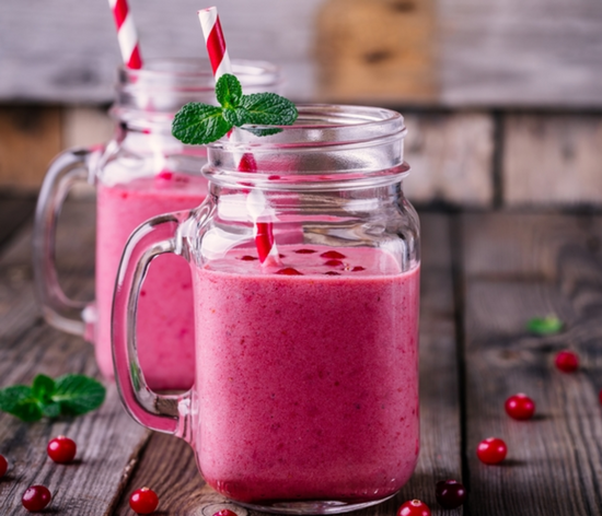 Recette smoothie pour le petit déjeuner, 100% pur fruits lyophilisés à réhydrater - Recette saine et naturelle