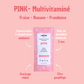 PINK multivitaminé - fraise, banane, framboise